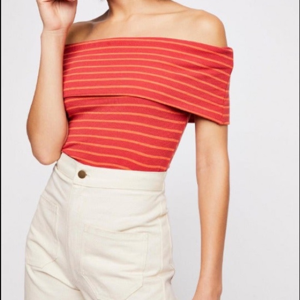 Free People Melbourne Off the Shoulder Top